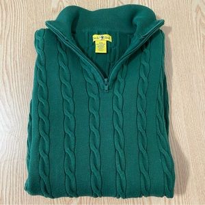 Duck Head pullover cable knit sweater